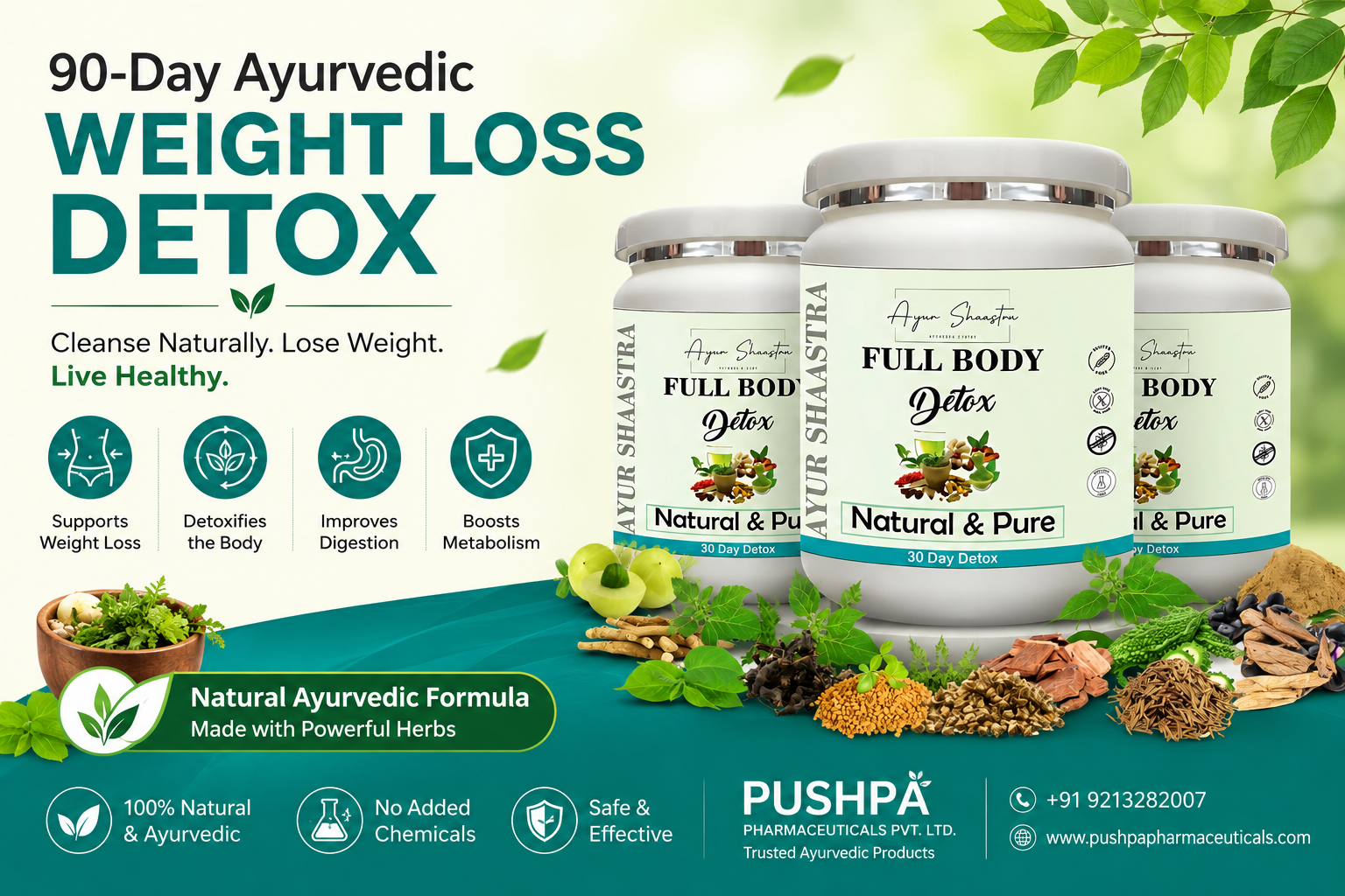 Ayur Shaastra Full Body Detox Cleanse: The Natural Ayurvedic Weight Loss & Detox Solution in Lucknow